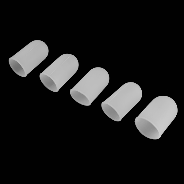 5 st Silikon Fingerskydd Tummar Skydd Fingertoppshandskar för Värme Matlagning Bakning Grill B