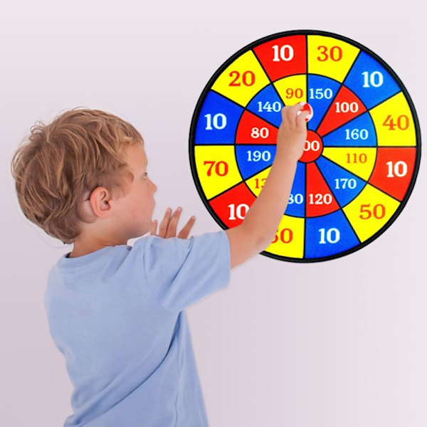 Säker Material Bärbar Darttavla, Färgigenkänning & Förbättring av Matematiska Färdigheter för Inomhus- och Utomhusspel