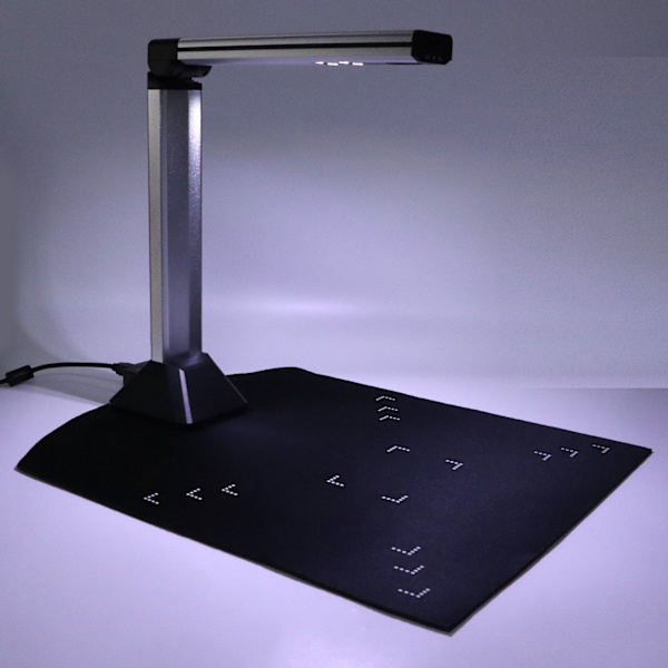 Dokumentkamera A4 OCR-teknik 5MP högupplöst autofokus bärbar USB-dokumentkamera skanner