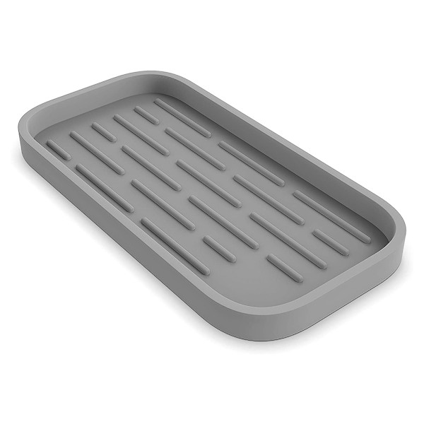 Smidig Diskbänkslösning, Köksbänksorganisatör, Silikon Svamphållare, Värmebeständig Matta, Snabbtorkande Design för Hygienisk Förvaring, Multifunktionell Diskbänk