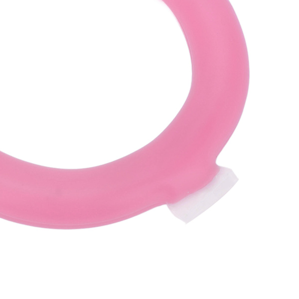 Kaulajäähdytin, kädet vapaana, pitkäkestoinen, uudelleenkäytettävä kaulajäähdytysrengas kesähelteeseen, pinkki
