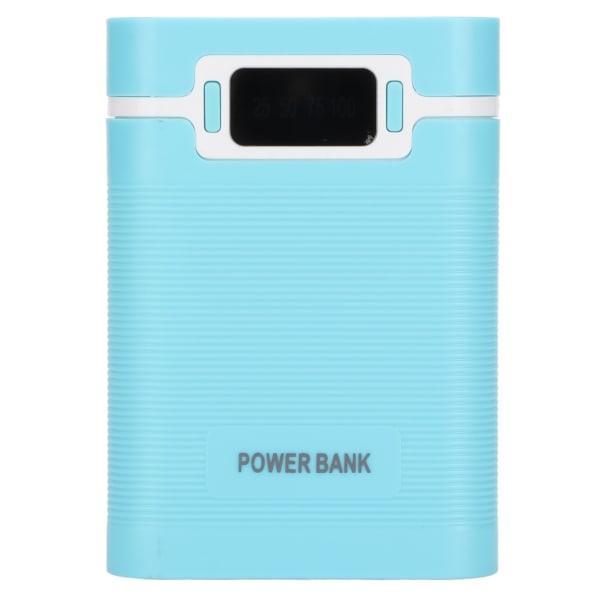 DIY Mobile 18650 Battery Charger Power Bank 4 Batteries Capacity Box Micro Input 2 Way Charging with LCD Display