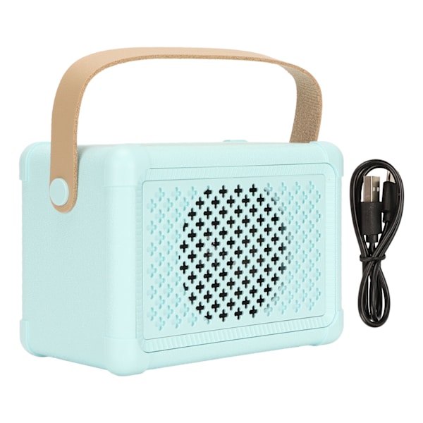 Retro Bluetooth-högtalare HiFi-bas Låg energiförbrukning Snabb överföring Multifunktionell Vintage trådlös högtalare
