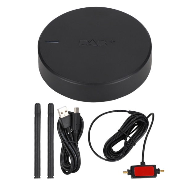 USB-port DAB+-mottaker med forsterket antenne for Android 5.1 eller nyere