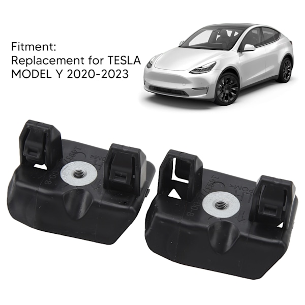 1 par Front Mudguard Bumper Brakett 1493773 00 B Erstatning for TESLA MODEL Y 2020 til 2023