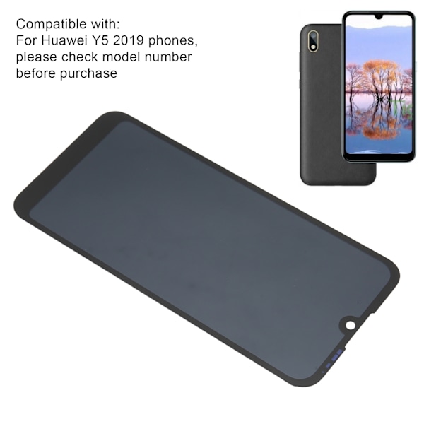 Näytön vaihto - Ammattimainen LCD-näytön vaihto, yhteensopiva Huawei Y5 2019 -matkapuhelimen kanssa