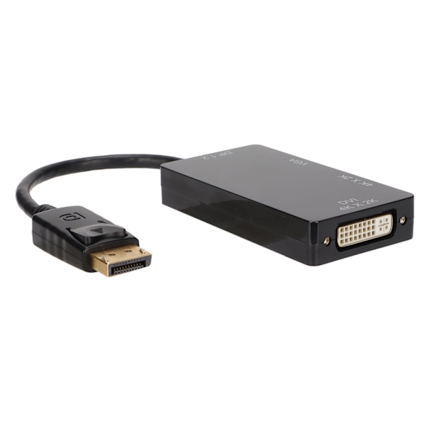 DisplayPort VGA-videomuunnin 3-in-1 kannettava DP HD Multimedia Interface VGA DVI -kaapeliadapteri