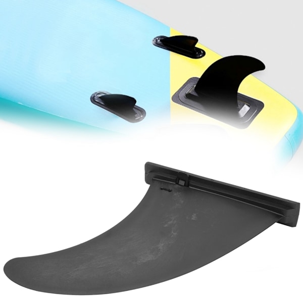 Surfbrädefensdesign, Uppblåsbar Paddleboard-fena för Longboard-ersättning, Universell kompatibilitet med Glasfiberförstärkt Nylonkomposit