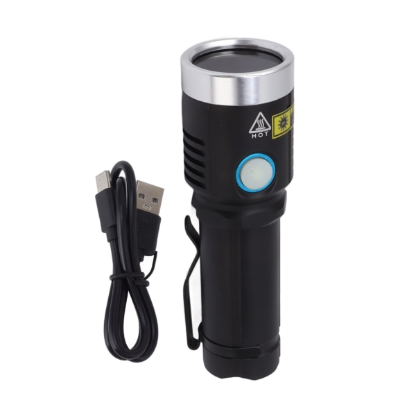 20W 365nm LED Ultraviolet Lommelygte USB Genopladelig UV Lommelygte