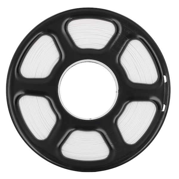 3D-skrivarfilament 1,75 mm 1 kg Nettovikt 220 till 250 Celsius Ren Färg PETG-filament för Påfyllning Ersättning Vit