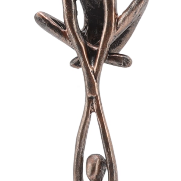 Elegant Dekorativ Skulptur i Resin, En Fusion av Järnparsanda och Abstrakt Konststatyessens, En Gåva för Bröllop och en Juvel i Heminredningen