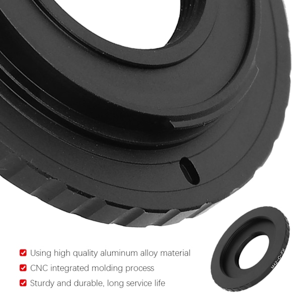 M42CFX-adapterring passar för M42/C-fästeobjektiv som installeras för FX-kamerahus