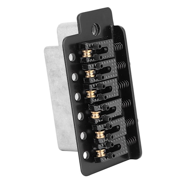 Tremolo-system med rulle enkelt lås vibrato bro hale stykke til ST guitar (sort)