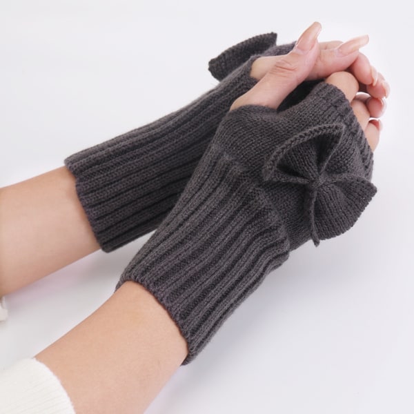 Vinter Fingerless Hansker Halv Finger Hanske Høst og Vinter