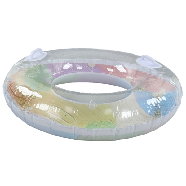 Paljettprydd Badboll, Uppblåsbara Poolleksaker med Förtjockad, Miljövänlig PVC, Färgglatt Glittrande Glitter för Badkar, Strand och Simning