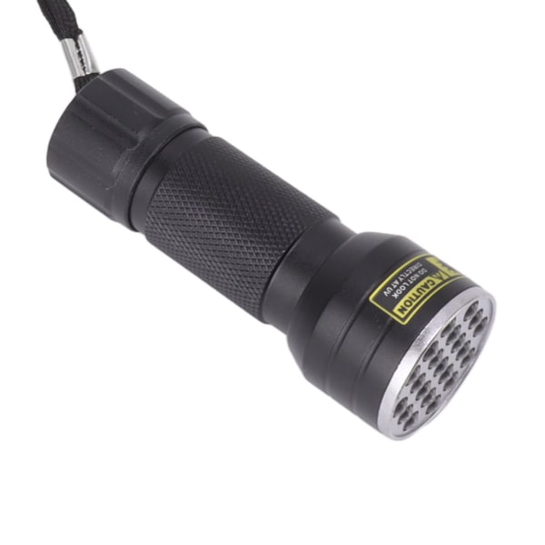 21LED UV Blacklight lommelygte 395nm Blacklight LED lommelygte f