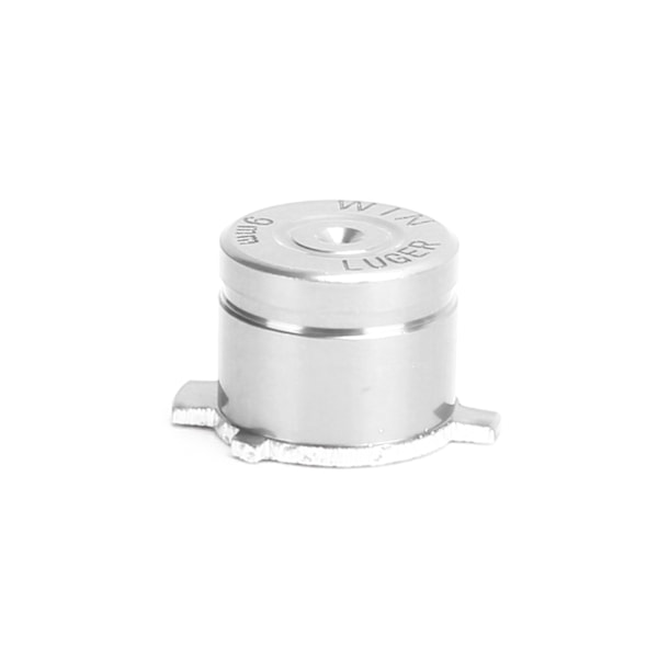 Spilcontroller Aluminium Legering Knapper Thumb Stick Sæt Udskiftningsdele til PS4 Sølv