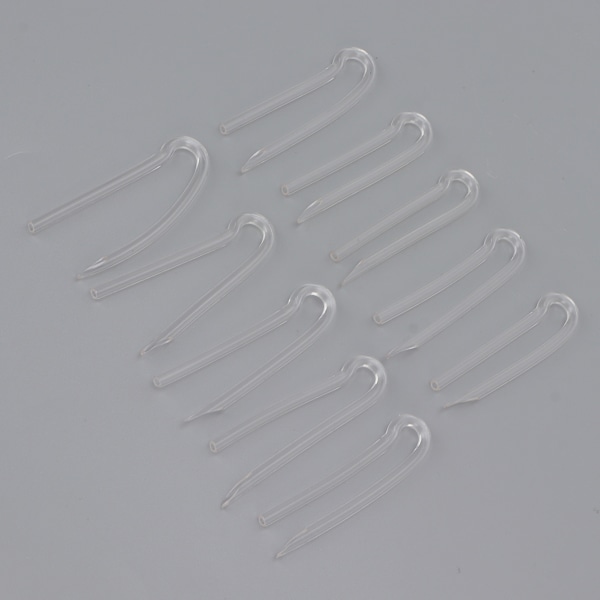 10 st hörapparatsslangar flexibel typ R BTE öronpropp hörapparatsslang ersättning 3,6x2,0mm / 0,14x0,8in