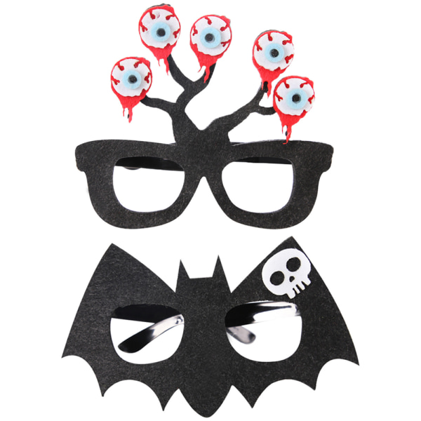 Halloweenglasögon Roliga festglasögon för vuxna och barn