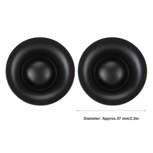 2 stk. Treble Silk Film Ball Roof Tweeter Højttalere 25 Core 1 Tommer Højttaler 30W 4Ω