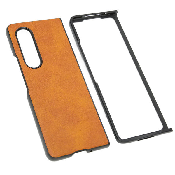 Beskyttende mobildeksel i PU-skinn mot riper for Galaxy Z Fold 3