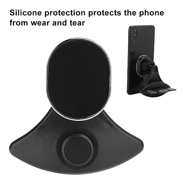 Monteret telefonholder Auto Universal bærbar høj kompatibilitet Anti-Skid tilbehør