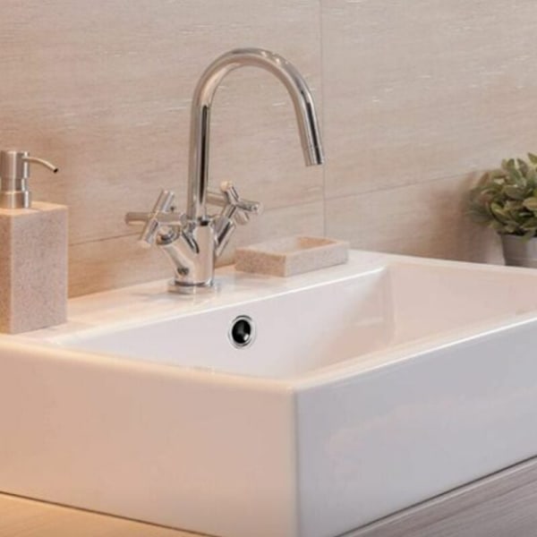 Modern Utseende Överströmningsskydd, Diskbänk Trim ABS Plast För Enkel Installation I Hem, Köpcentrum, Hotell, Fabriker, Kök,