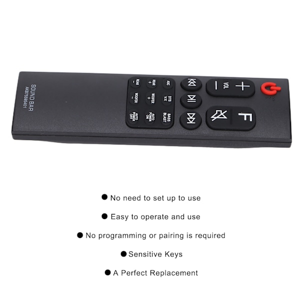 AKB75595401 Fjärrkontroll Ersättningsfjärrkontroll för LG SK5Y SK5R Soundbar