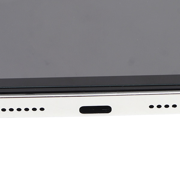 6,82 tum 4G LTE Olåst Smartphone 8GB RAM 256GB ROM Dual SIM Mobiltelefon för Android 12 110‑240V Europa Asien Version Silver EU-kontakt