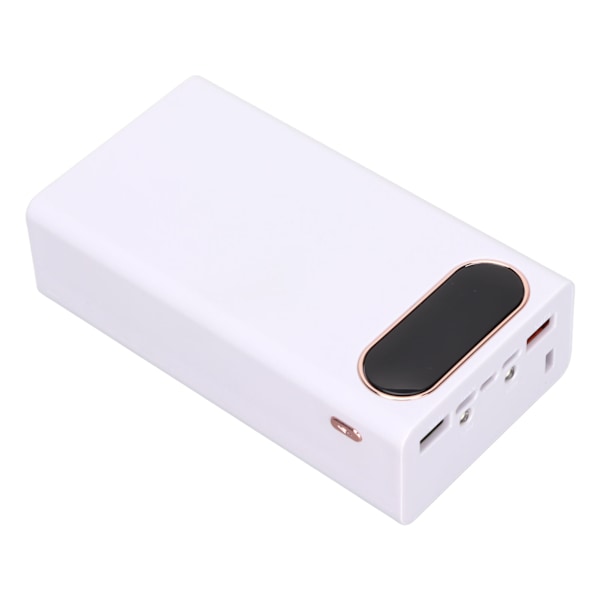 L12 18650 Batteriholder 22.5W Hurtiglading Mobil Powerbank Etui Bærbar Batterilader med LCD-skjerm