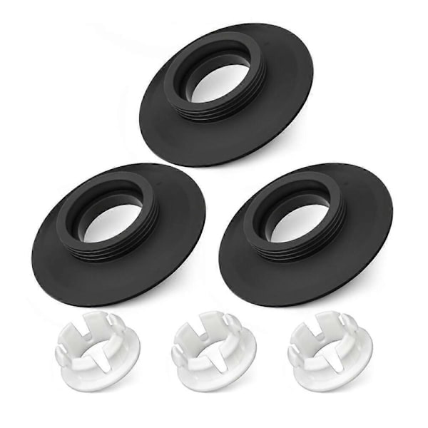 Kompatibel med spolventilspackning, 3-pack toalettspolventilspackning