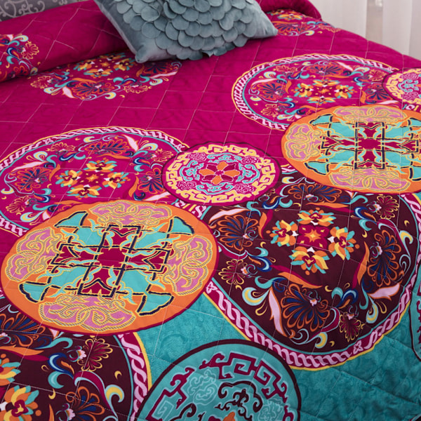 Multifunktionellt Mjukt Sänglinne Sängöverkast Tapestry (Ardour)