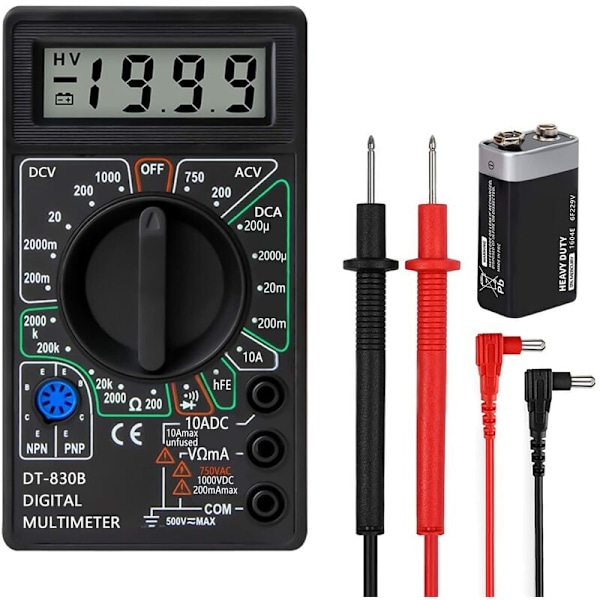 Avslöjar Mätkonsten: Digital Multimeter med Elegant Poetisk Design och Omfattande Testfunktioner