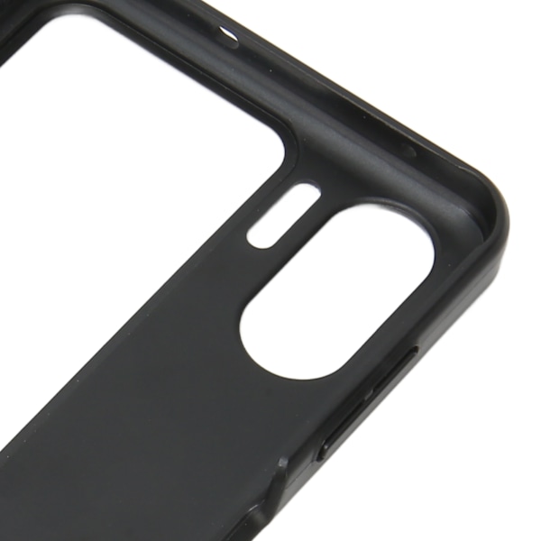 Flippskärmstelefonfodral Slitstarkt Perfekt passform Glitterdesign Lätt att rengöra Skydd för Oppo Find N2 Flip Svart