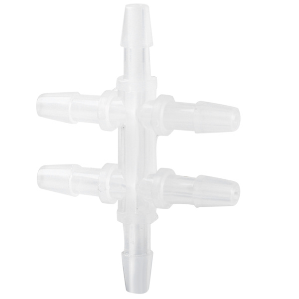 10PCS 6-vägs akvarium vattenrör adapter fisk tank gemensam slangbeslag koppling 3,9 mm