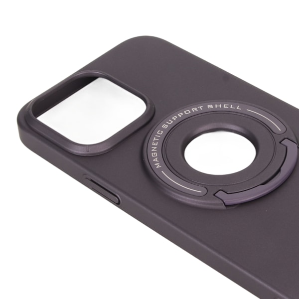Magnetiskt mobilfodral PC Matt Anti-Drop skyddande mobilfodral med fäste för IOS 14Pro Lila