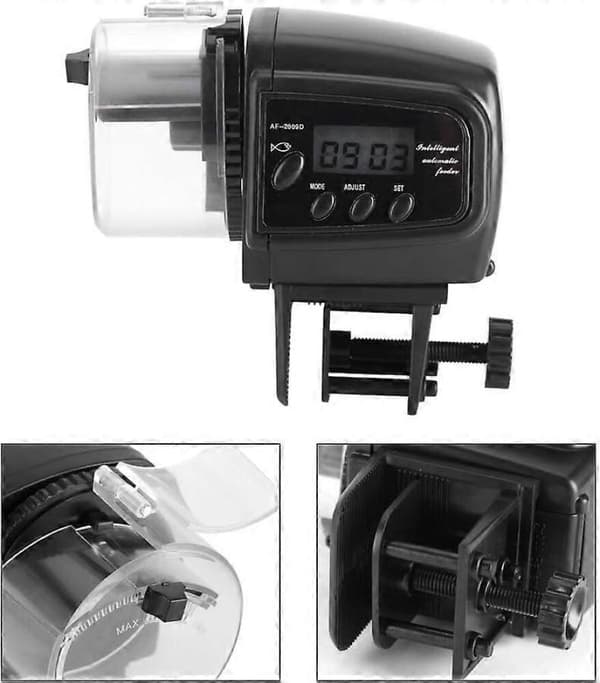 Fiskmatare, Automatisk Fiskmatare, Elektronisk Dispenser Timer