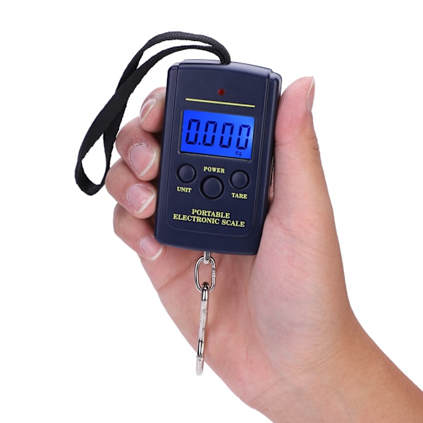 Weiheng WH-A01L Bärbar Elektronisk Digital Hängande Vågskala med Krokhjälp Fiske Bagage