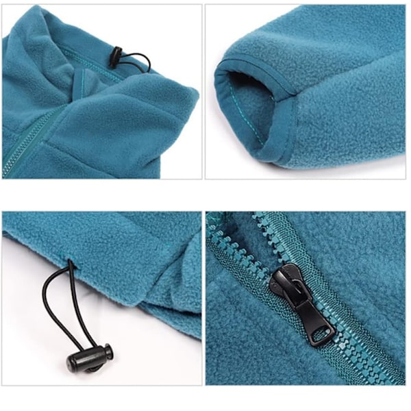 Husdjursrock, Helkroppsdräkt Vinteroverall, Hundoverall med hög krage för Träning Jogging Vandring (Small Medium)