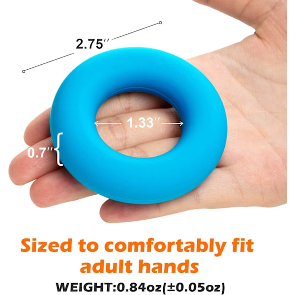 Ergonomiskt Designad Greppstyrketränare, Förbättra Fingerfärdighet Och Cirkulation, 30LB 40LB 50LB Motståndsnivåer För Idrottare Musiker Fysioterapi