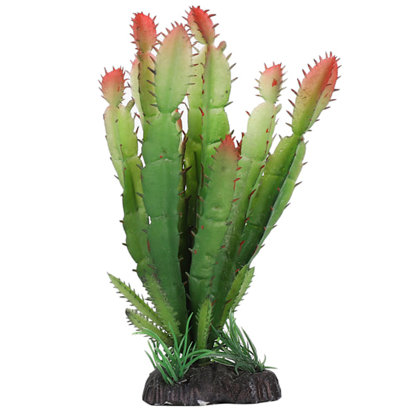 Simulert plast kaktusplante terrarium reptiler habitat dekorasjon hjemmedekor