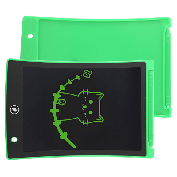8,5-tums LCD-skärm Handskrift E-Writing Board Writing Business Drawing Tablet Memo Grön