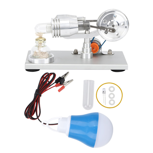 Stirling-motor generator - Vitenskapsprosjekter for barn - Teknologiske eksperimentleker