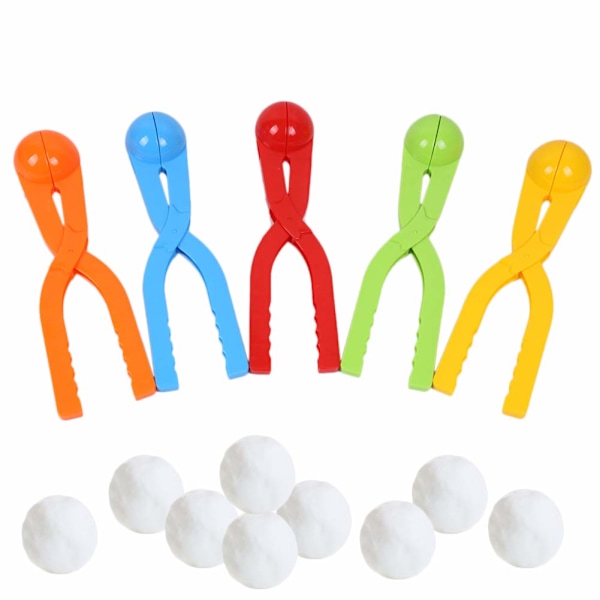 Flexibel Snöbollsmaskin, Snabb Snöbollsformning Giftfri Plast För Säker Vinterlek