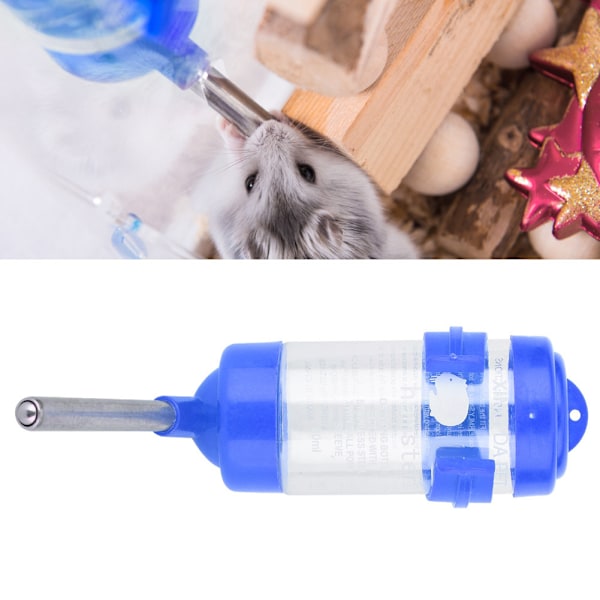 Droppfri Hamster Vattenflaska Liten Storlek Husdjur Vattenmatare för Han