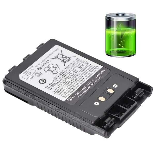 VX 8R -radiopuhelimen lisäakku 7,4 V 2200 mAh Li-ion YAESU-laitteille