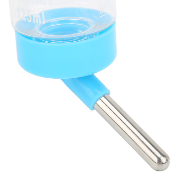 Hamster Vandflaske Dispenser Automatisk Ingen Dryp Hamster Drikkefontæne til Små Dyr Blå 125ML