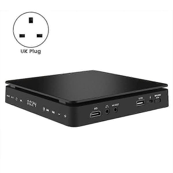 GETIT Multifunktionel bærbar DVD-afspiller med CD-afspilning og HDMI