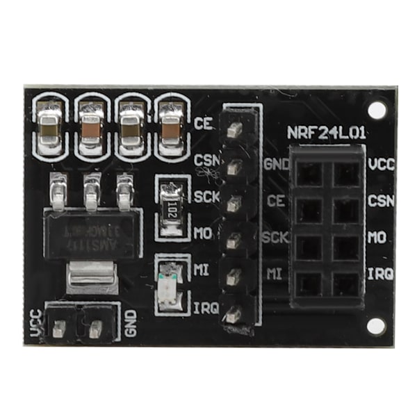 10PCS 3.3V 8Pin NRF24L01+ Trådlös Modul Pinboard Socket Adapter Modul Board