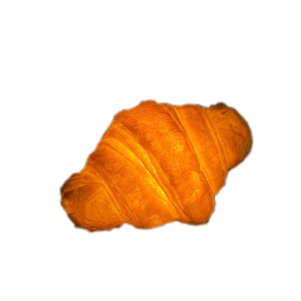 Croissant Nattljus Batteridrivet brödform Dekorativt